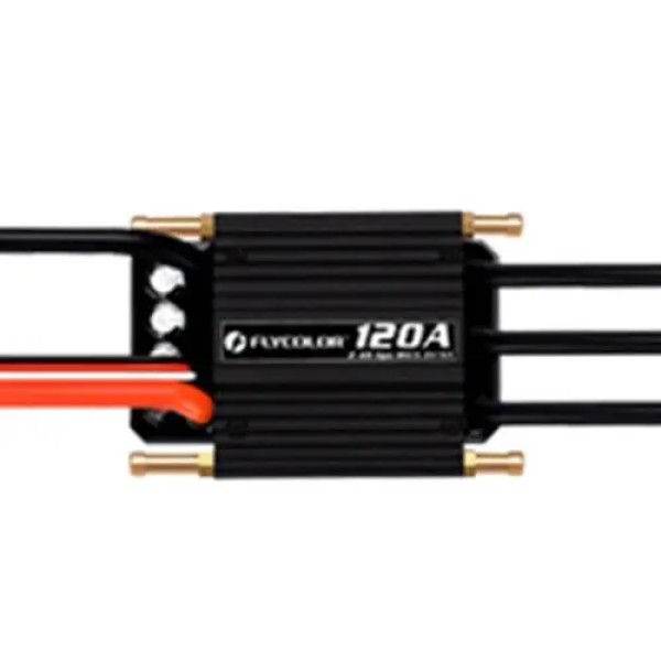 Fly Color wasserdichter bürstenloser 120A ESC mit 5,5 V / 5A 2-6s BEC für RC Boat Racing Drone DIY Teile